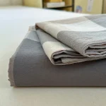 Grey Cream Modern Block Folded Sheet Set